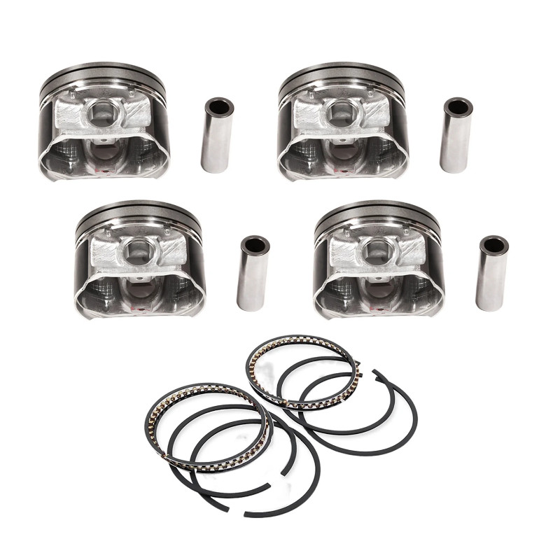 QR25DE 2.5 4pcs Engine Piston Set  A2010-8J000 A2010-8J011 For 02-06 Nissan Altima Sentra SE-R 2.5L