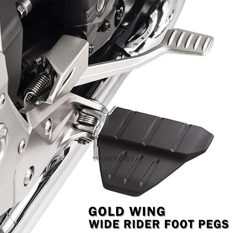 Goldwing Accessories Wide Rider Foot Pegs For Honda Goldwing1800 GL1800 Gold wing Tour DCT 2018 - 2