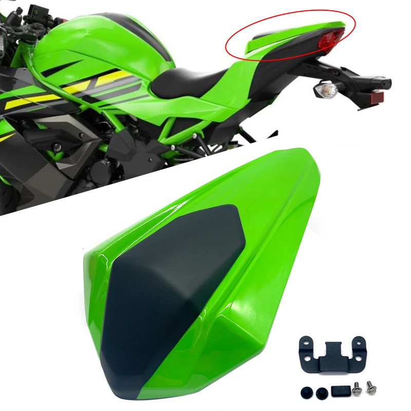 Motorcycle Rear Passenger Pillion Solo Seat Cover Cowl Fairing Black For Kawasaki Ninja 125 Z125 20