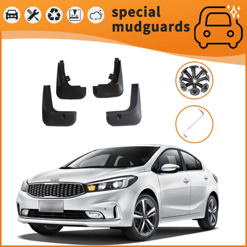 เหมาะสําหรับ 15-19 Kia K3S Mudguards ยางรถ Splash-Proof Mudguards