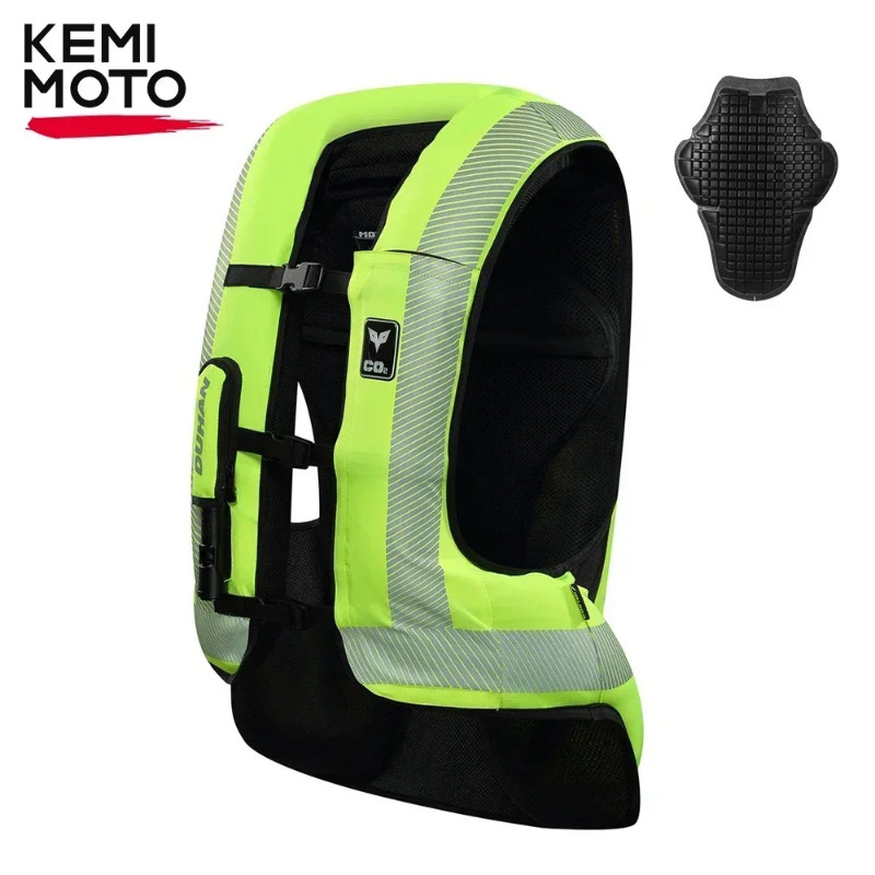 Motorcycle Air-bag Vest Protective Gear Jacket Air Bag Safety Reflective Vest  Motorbike Motocross
