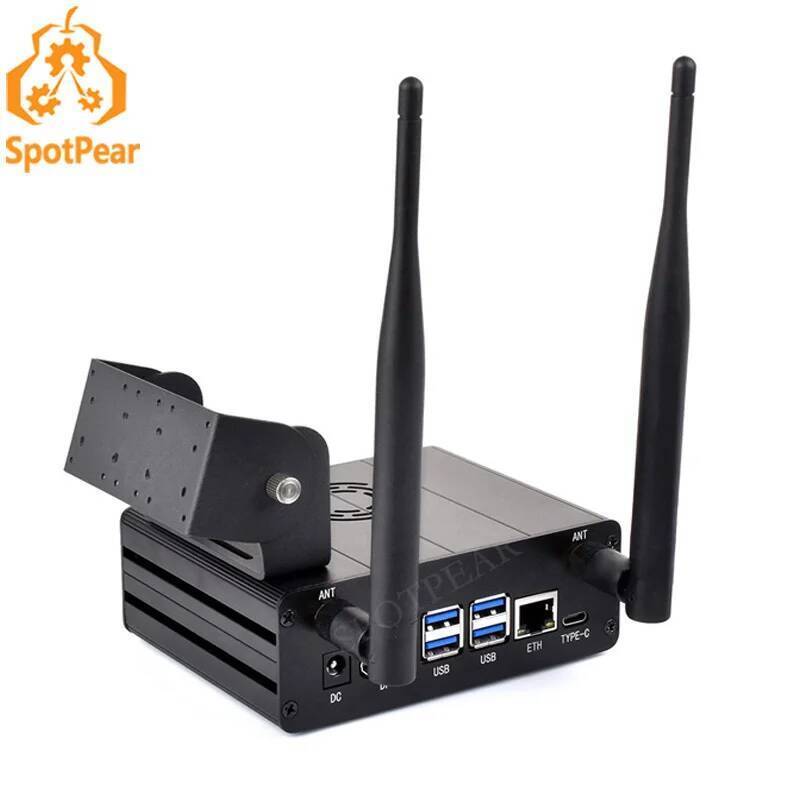 Jetson Orin อลูมิเนียมผู้ถือกล้องเหมาะสําหรับ Jetson Orin Nano และ Jetson Orin NX ชุด