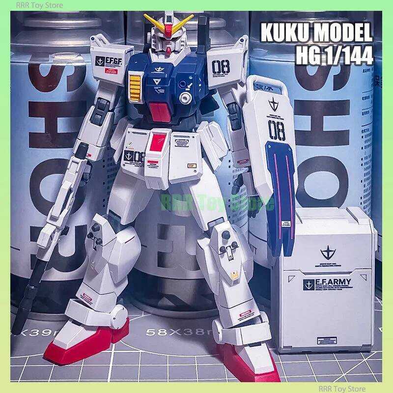 KUKU Model KK 1/144 HG RX-79G Ground Type Assembly Model Kit Action Figure Robot Plastic Model Kits