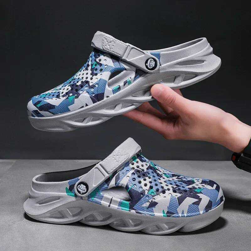 C Flat Sandals Men's Shoes EVA Slippers Sandals Men's Summer Sandals New Men's Sports Shoes Outdoor
