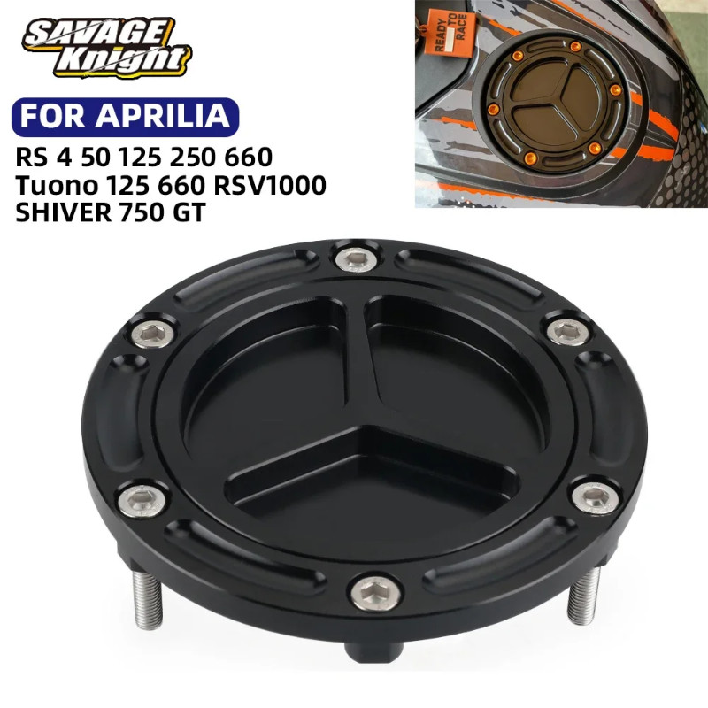 Gas Fuel Tank Cap For Aprilia RS4 50 RS50 RS125 RS250 RS660 RSV 1000 Tuono 125 660 Shiver 750 GT Mo