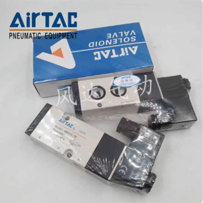 Yadeke โซลินอยด์วาล์ว 4v210-08/4V310-10/4V410-154V110-06/4V220/DC24V