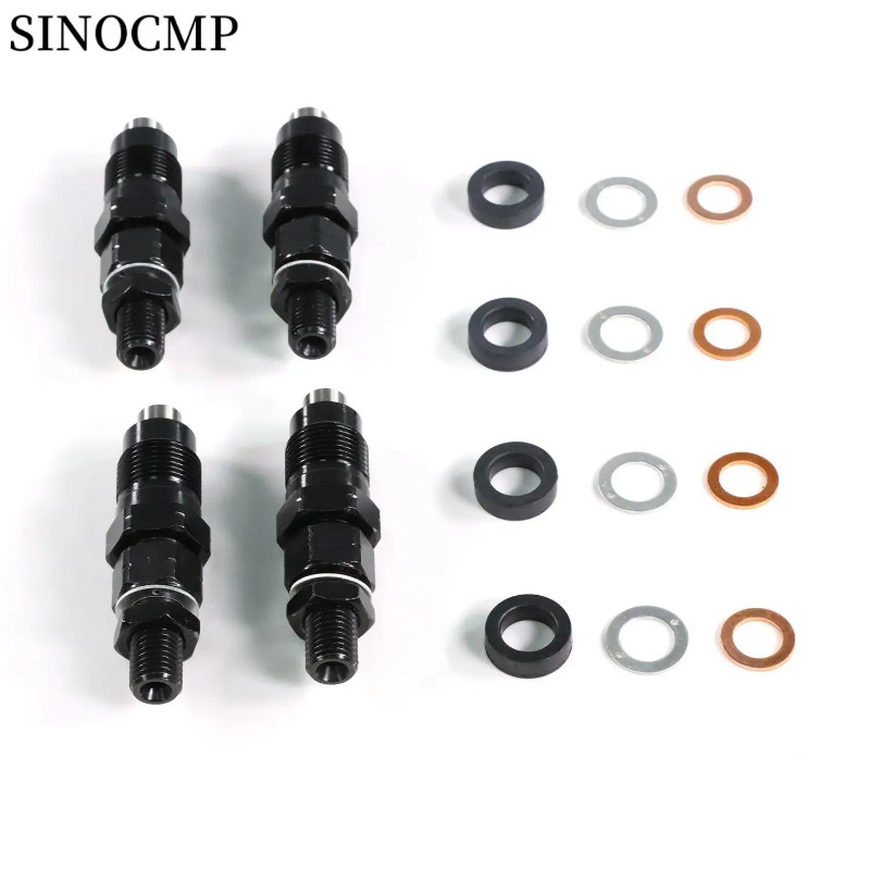 4pcs 4D56 4D56T Engine New Diesel Fuel Injector For Mitsubishi Pajero Triton Delica 4D56 4D56T 2.5L