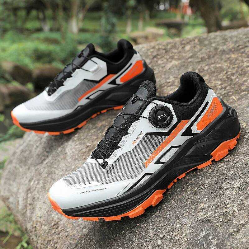 C YUYIN 2026 New Mens Running Shoes Breathe Mesh Outdoor Off Road Hiking Shoes Cushioning Flat Soft