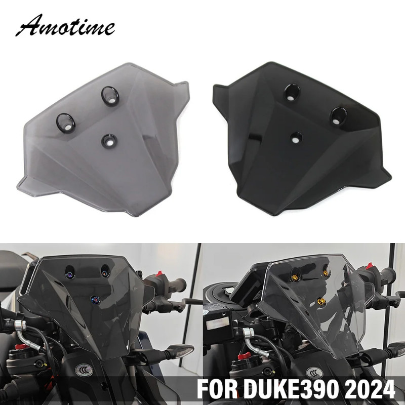 For 390 Duke 2024 Windshield Flyscreen For 390Duke 290Duke 125Duke 2024 Motor Windscreen Guard