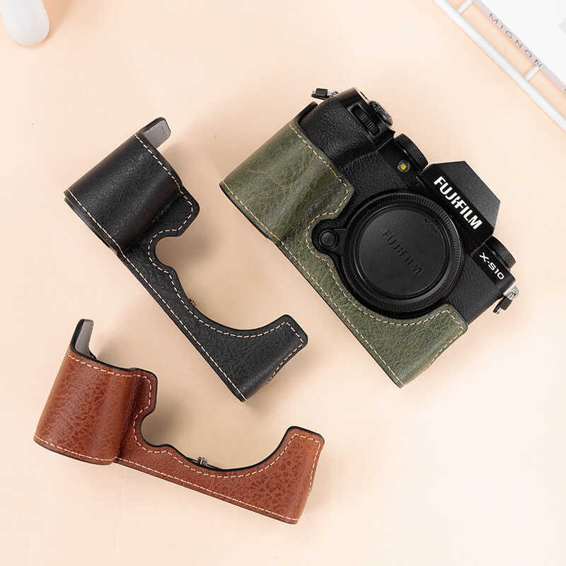 Fuji XT30 เคสกล้อง เคสหนัง XT5 XS10 X100V XS20 ฐานเคสกล้องเคสป้องกัน Fuji