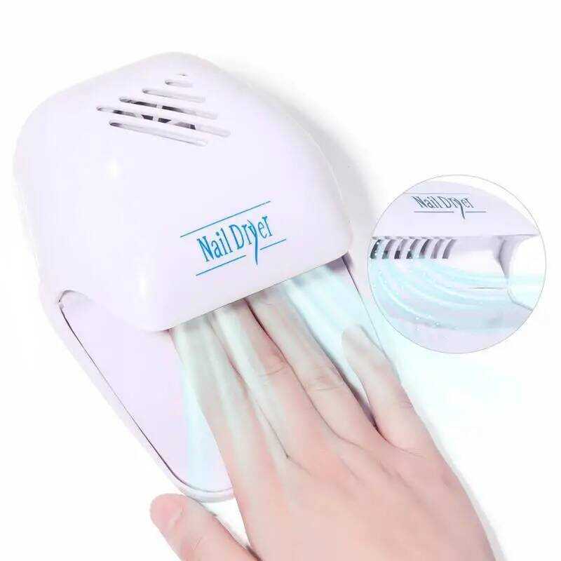 C Nail Polish Dryer Nail Fan Dryer Manicure Machine Nail Dryer For Regular Nail Polish Nail Glue On