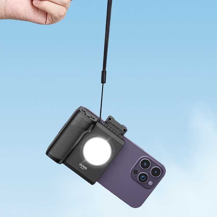 Uurig Yourig PH-10 โทรศัพท์มือถือบลูทูธกล้องช่วยซูมรีโมทคอนโทรลไร้สายกล้อง Handle Stable vlog