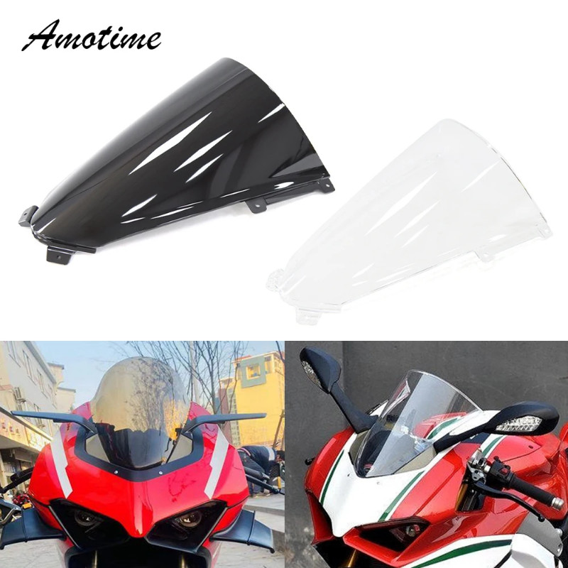 Motorcycle Windscreen Windshield Screen Shield Wind Deflector For DUCATI Panigale V4 R V4R V4S 2020