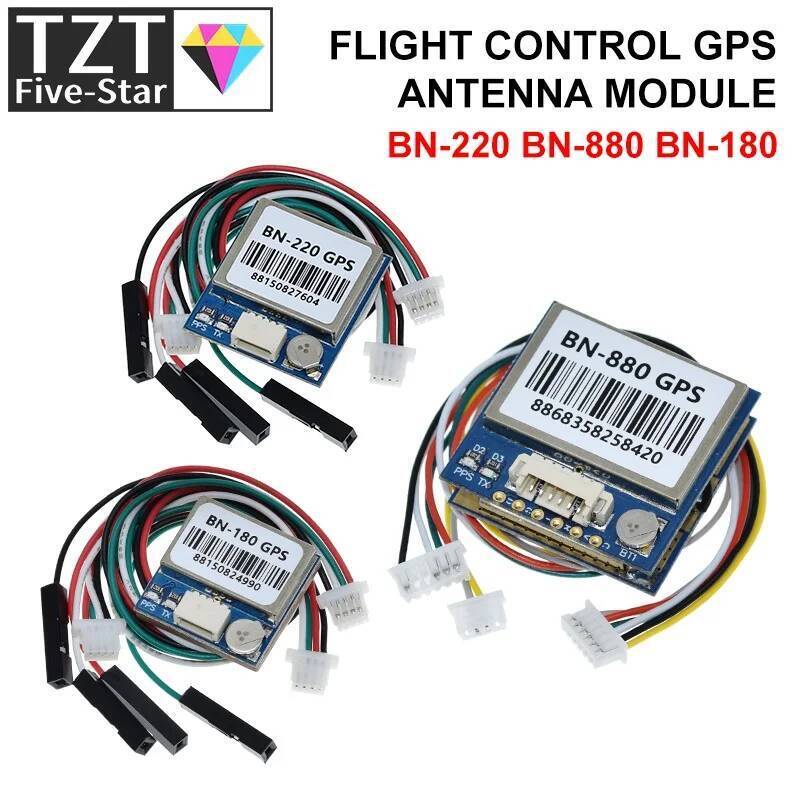 BN220 BN180 BN-880 3.0V-5.0V TTL ระดับ GNSS โมดูล GPS สําหรับ GLONASS Dual GPS โมดูลเสาอากาศในตัวแฟล