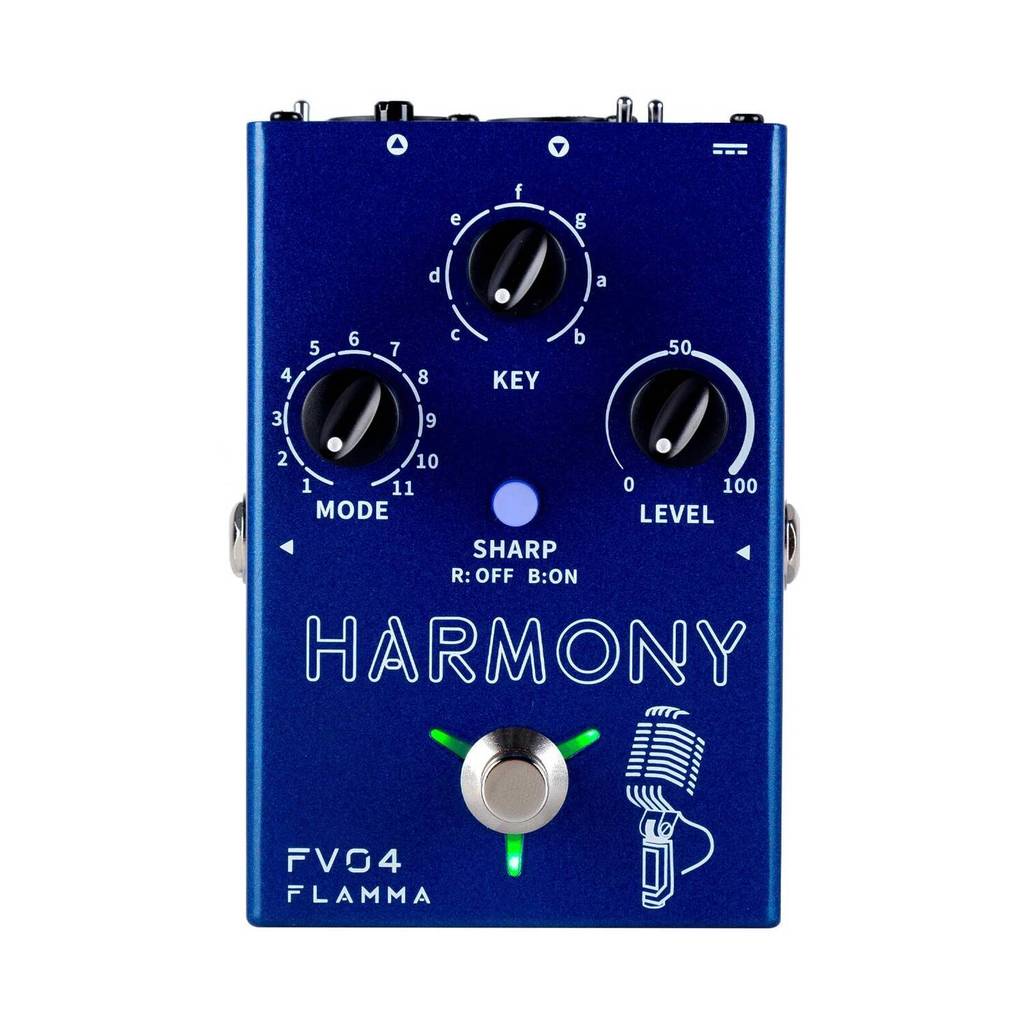 FLAMMA FV04 Harmony Vocal Effects โปรเซสเซอร์ 12 พิทช์พร้อมโหมดความสามัคคี 11 โหมด 48V Phantom Power