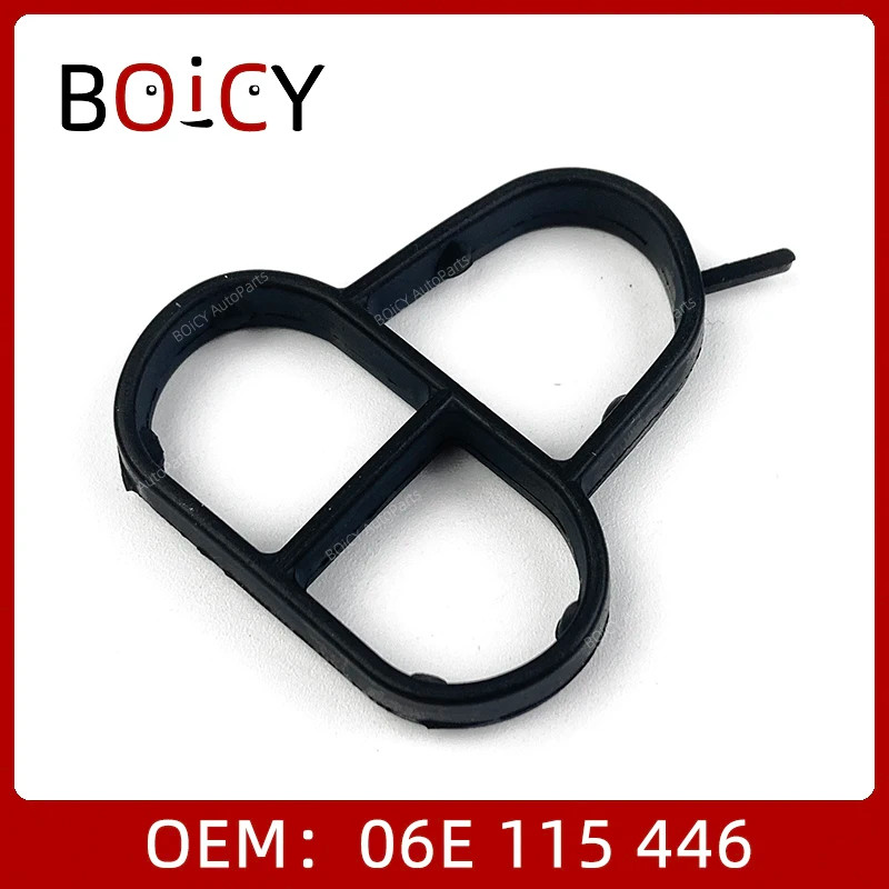 BOICY Engine Oil Filter Flange Housing Gasket for 2.4 VW Touareg Audi A4/S4 A5/S5 A6/S6 A7 A8/S8 06
