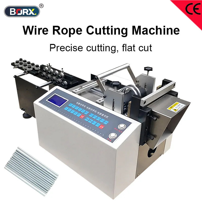 0.1-2mm Metal Wire Rope Automatic Cutting Machine Iron Steel Copper Aluminum Wire Cutter with Strai
