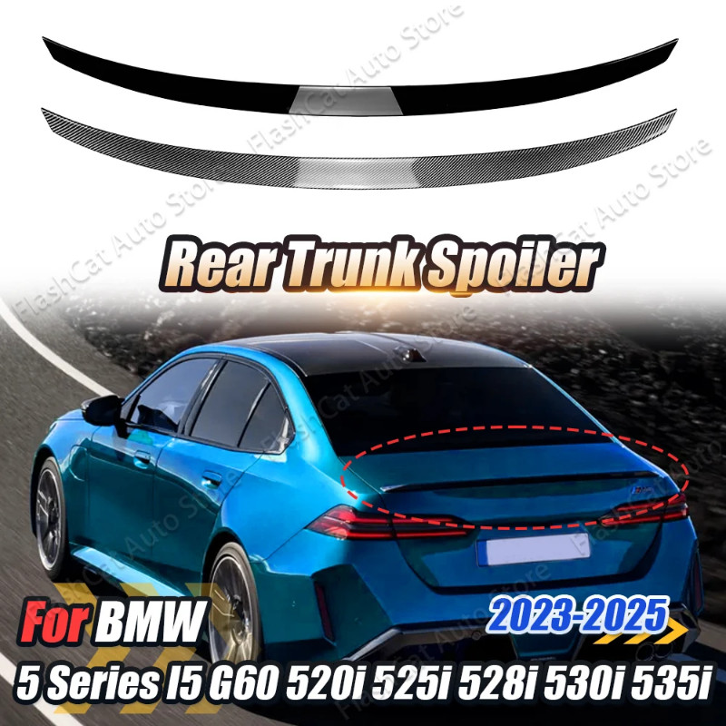 I5 G60 Tail Wing Body Kits Tuning Trunk Lid Trim For BMW 5 Series G60 525i 530i 540i 2024 2025 M5 S