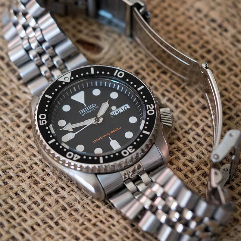 ใหม่ SEIK0 Automatic Divers 200M Watch รุ่น SKX007K2 นาฬิกาข้อมือผู้ชายสําหรับดําน้ําลึก 200 เมตร สไ