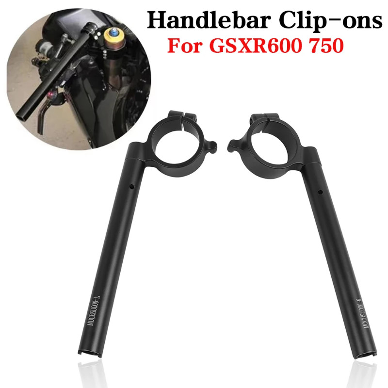 For Suzuki GSXR600 GSXR750 49mm Fork Tube Clip-On Handlebars GSX-R 600 750 L1-L4 L5 K11 2011-2024 2