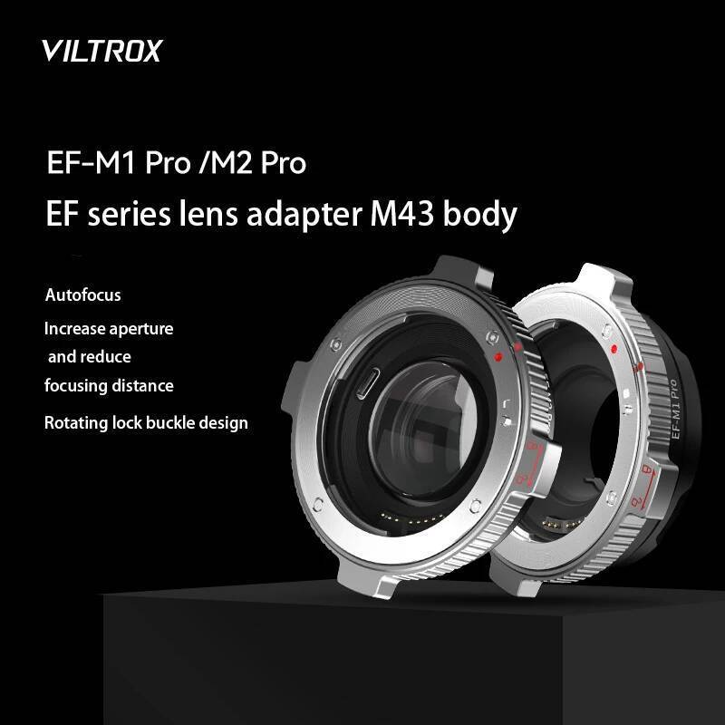 VILTROX EF-M1 Pro เลนส์อะแดปเตอร์ Auto-Focus เลนส์ Converter ใช้งานร่วมกับ Canon EF/EF-S เลนส์สําหรั