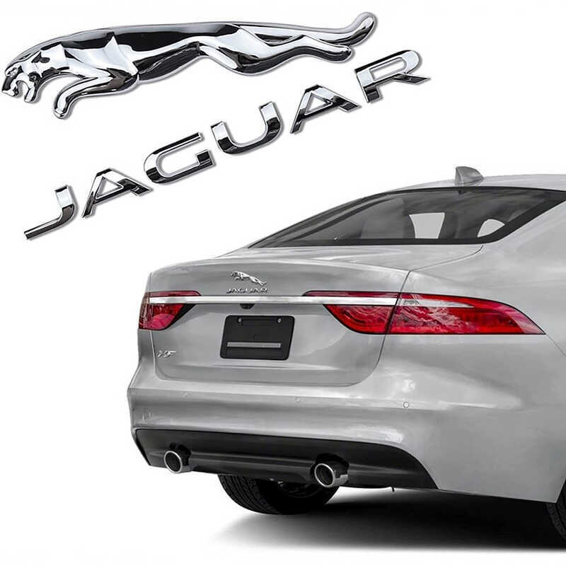 เหมาะสําหรับ JAGUAR โลโก้รถ JAGUAR สติกเกอร์โลโก้หางด้านหลัง JAGUAR XJ XF F-TYPE ดัดแปลงด้านหลังหางร
