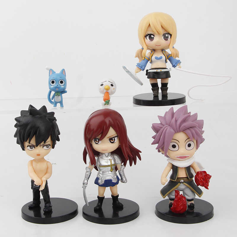 Fairy Tail ของเล่นเครื่องประดับ Magical Boy Naz Lucy Hobby Mystery Box ตุ๊กตากาชาปอง
