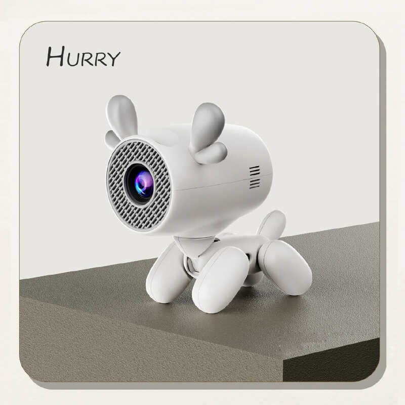 โปรเจคเตอร์กวาง JY320LI Home HD ไร้สาย Mini Projection โปรเจคเตอร์แบบพกพากลางแจ้ง