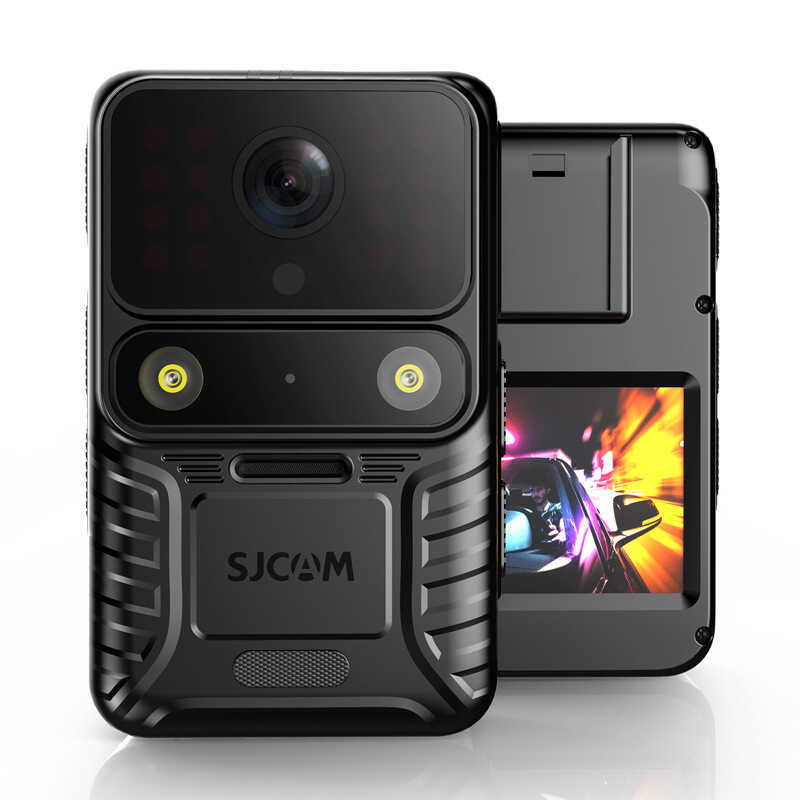 SJCAM เครื่องบันทึกแบบพกพา A50 HD 4K อินฟราเรด Night Vision ตําแหน่ง GPS หน้าจอสัมผัสขับรถกันน้ํากลา