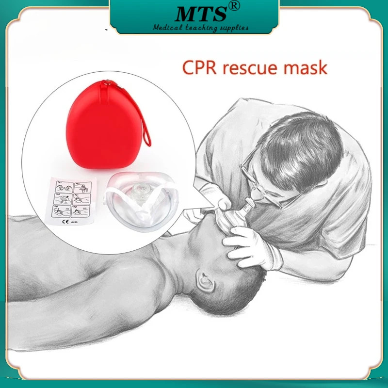 CPR rescue mask mouth-to-mouth artificial respiration first aid training cardiopulmonary resuscitat