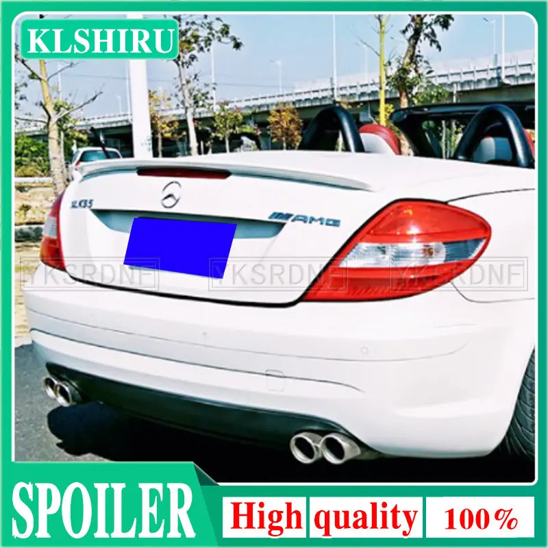 For Benz SLK R171 Rear Trunk Lip Spoiler Boot Wings For Benz SLK 200 SLK 35 Class R171 2005-2010 AB