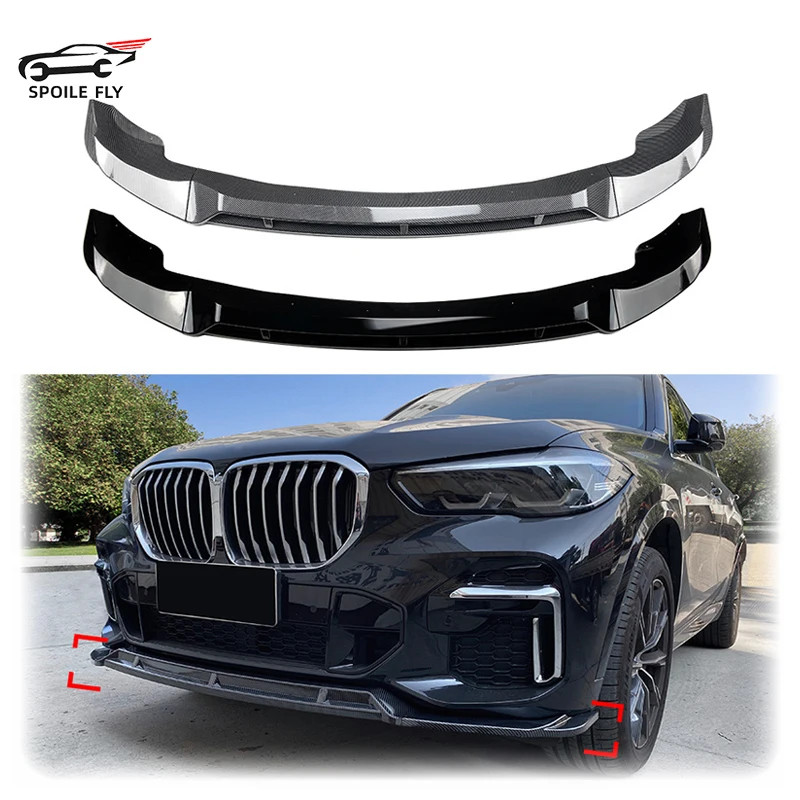 2018 To Up For BMW X5 G05  M50 xDrive 40i 35i 30d M Sport Front Bumper Splitter Lip Spoiler Diffuse