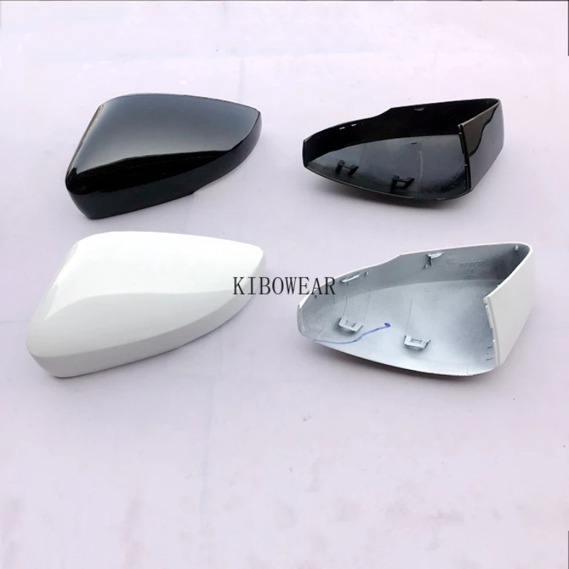 White/Black Left/Right Side Wing Mirror Cap for VW POLO V MK5 6R 6C 2009-2017 replace cover housing