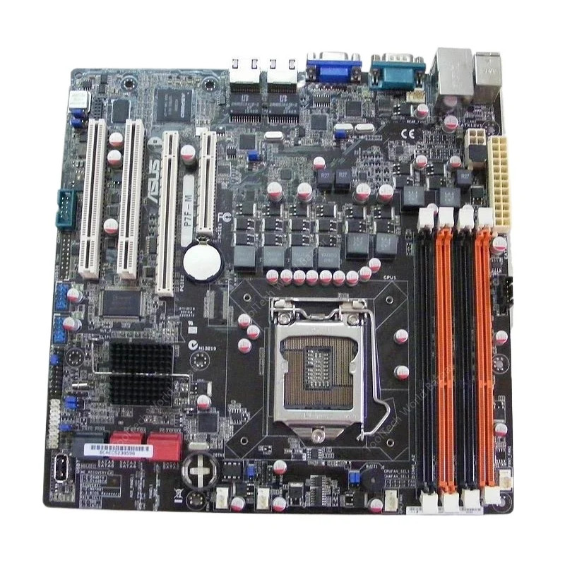 Original P7F-M intel3420 chip 1156 Xeon I3 I5 I7 ultra P55 main board