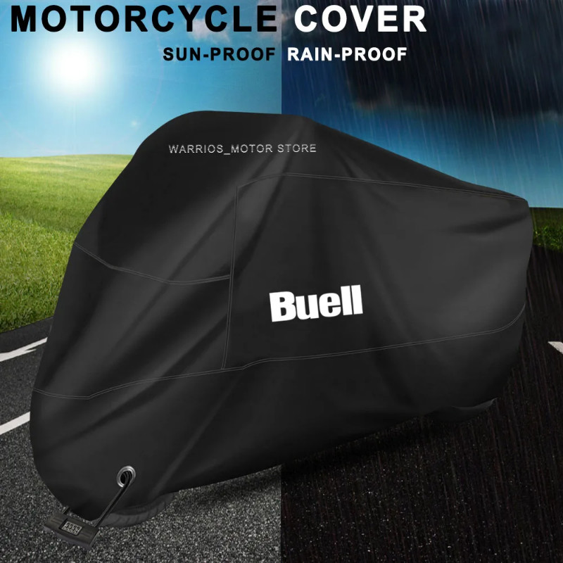 Motorcycle Cover Waterproof Uv Protective Scooter Rain Cover For Buell 1125R 1125CR XB12R XB12Ss XB