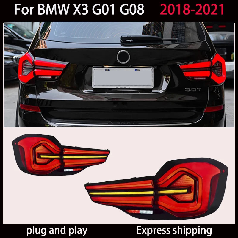 Car Styling Tail Lamp for BMW X3 Tail Lights 2018-20221 X3 G01 G08 LED Tail Light Rear Lamp Signal