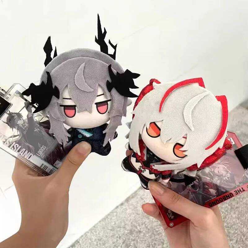 C Arknights Exusiai Wishdale Eyjafjalla Kawaii 10Cm Anime Pendant Keychain Cartoon Figure Model Plu