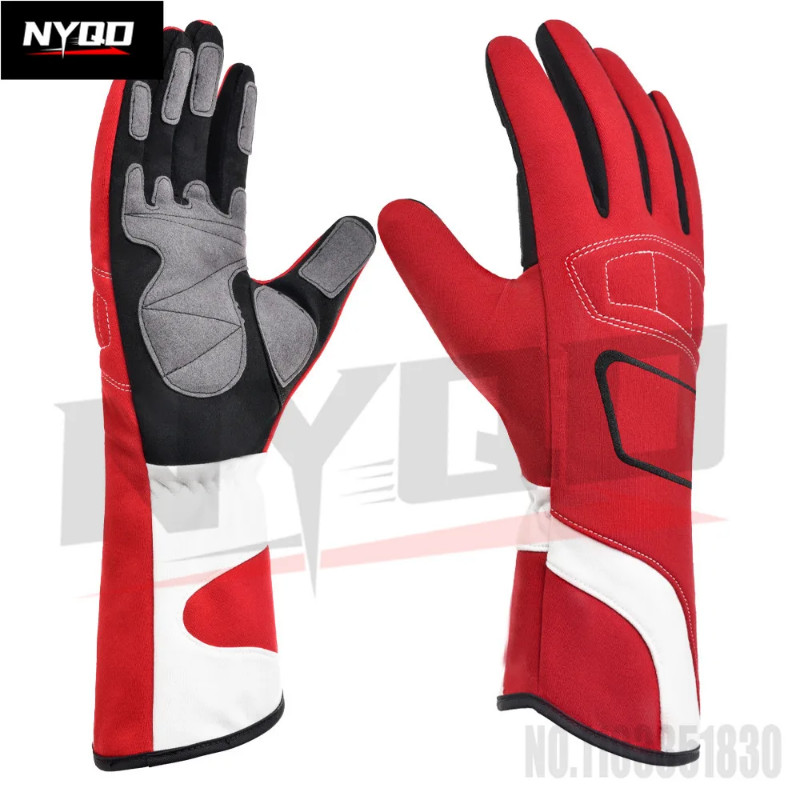 Motorcross Racing Gloves New F1 Auto Car Karting Gloves Breathable Silicone Non-Slip Men Go Kart Ra