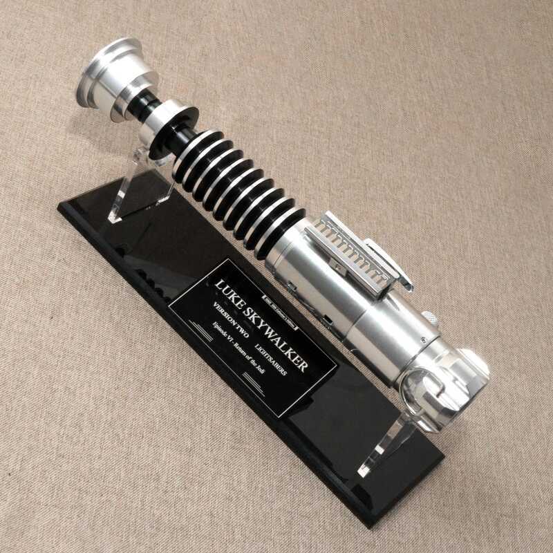 C LUKE V2 Lightsabers Collection Display Stand Saber Nameplate Acrylic Material 8Saber Elfsaber Txq