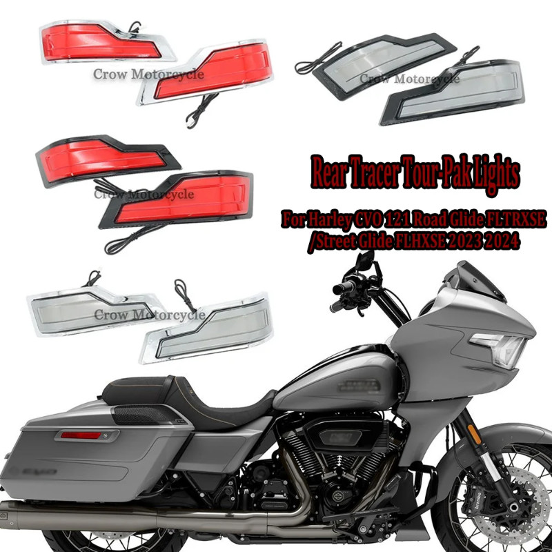 CVO 121 Motorcycle Rear Tour-Pak King Tour Pack LED Lights For Harley CVO 121 Road Glide FLTRXSE /