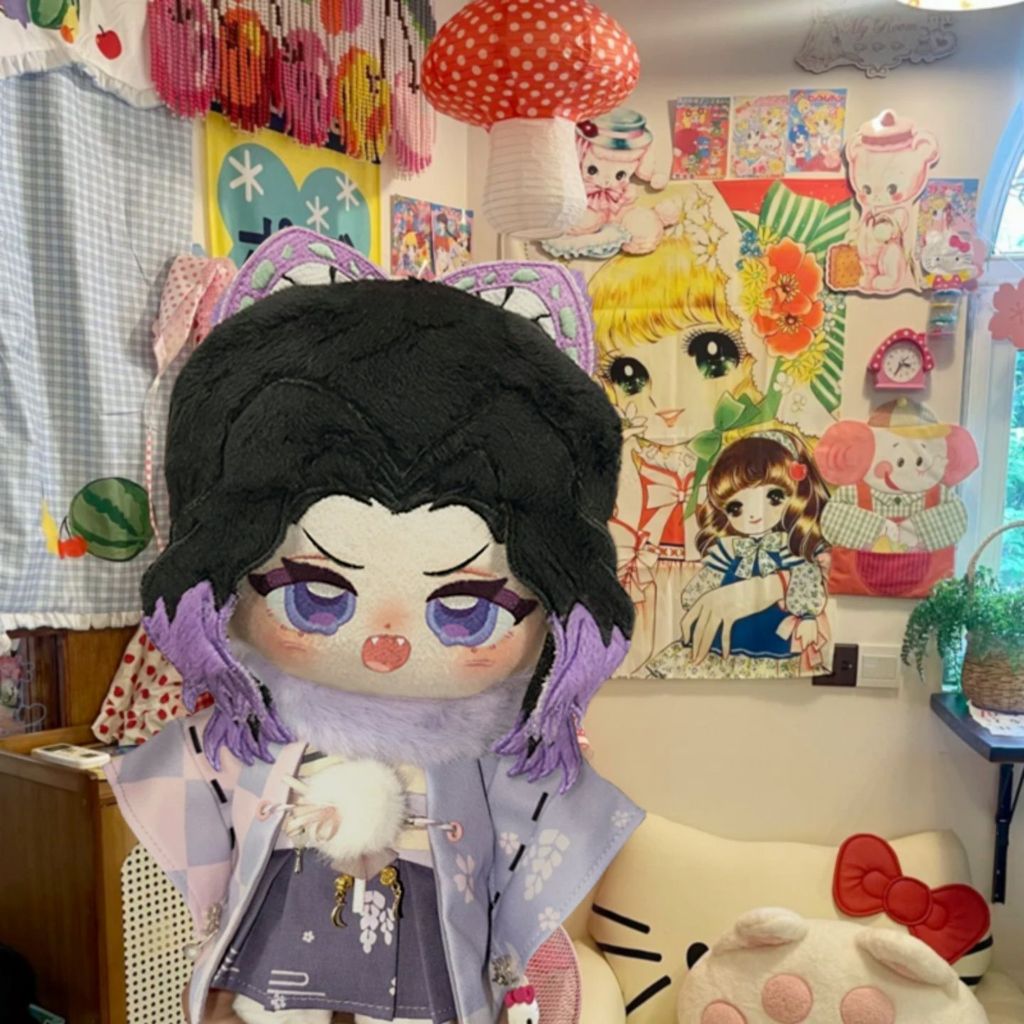 Demon Slayer Kochou Shinobu 20ซม. (Tokitou Muichiro Shinazugawa Sanemi) ของขวัญตุ๊กตาหมี