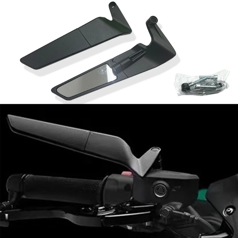 8mm 10mm motorcycle rearview mirror Bicycle rearview mirror 2 / pair rotate for MV AGUSTA Brutale R