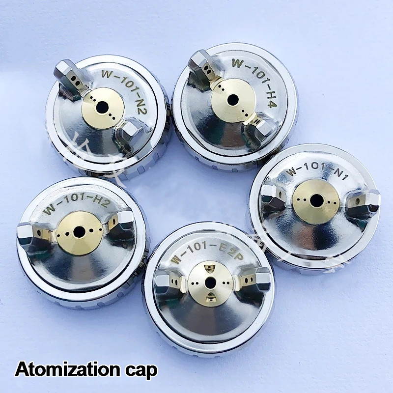 Spray Gun W-101 WA-101 Aircap Set, ,W101 WA101 Parts Accesory Component Painting E2P E1 H2 H4 N1 Ai