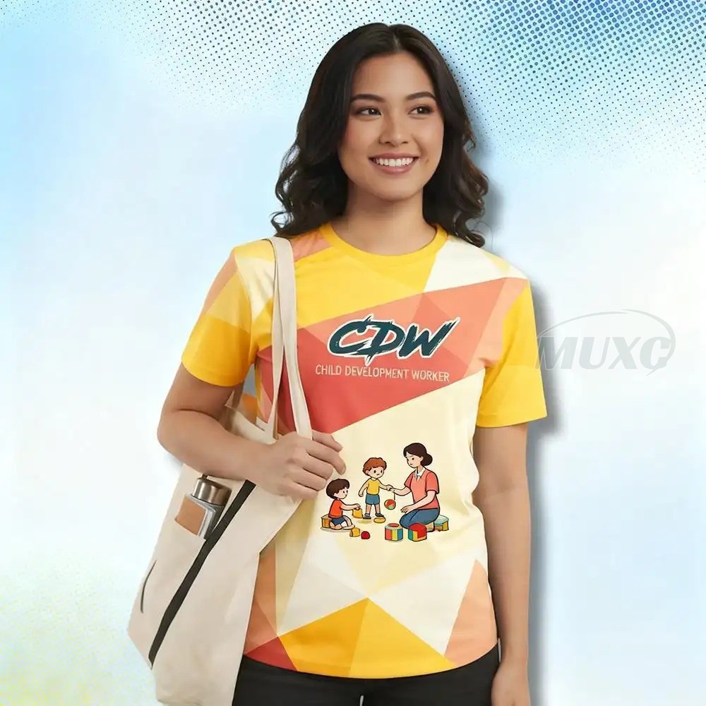 CDW ผู้หญิง T เสื้อรอบคอ, Full Sublimation แขนสั้น, Casual สบายทุกวันสวมใส่สุภาพสตรี Tee