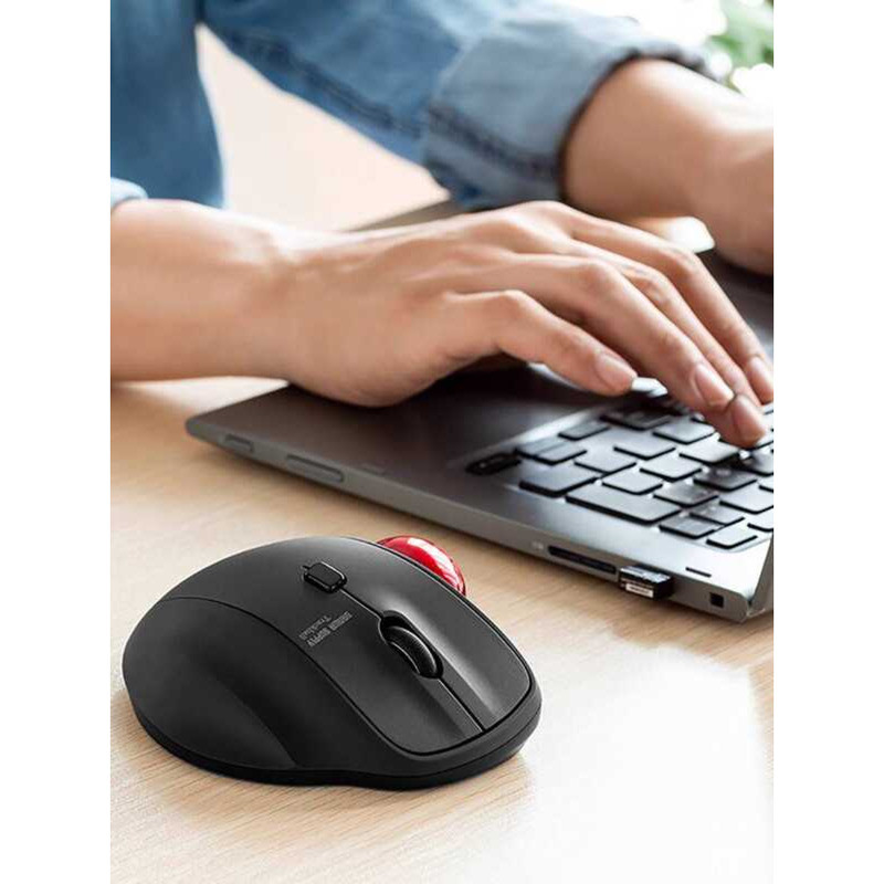 ญี่ปุ่น sanwa Ergonomic Trackball Mouse เมาส์แบบมีสาย/ไร้สาย/บลูทูธ Art Design CAD Drawing