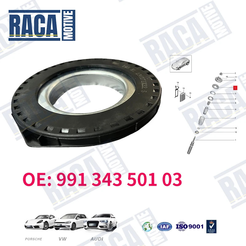 For Porsche 911 991 Cayman Boxster Spyder 981 Front Shock Absorber Strut Bearings 99134350102 99134