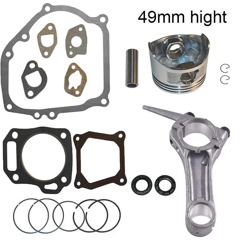 68MM Piston Ring Connecting Rod Engine Kit For Honda GX160 5.5HP GX200 6.5HP 168F Full Gasket Set O