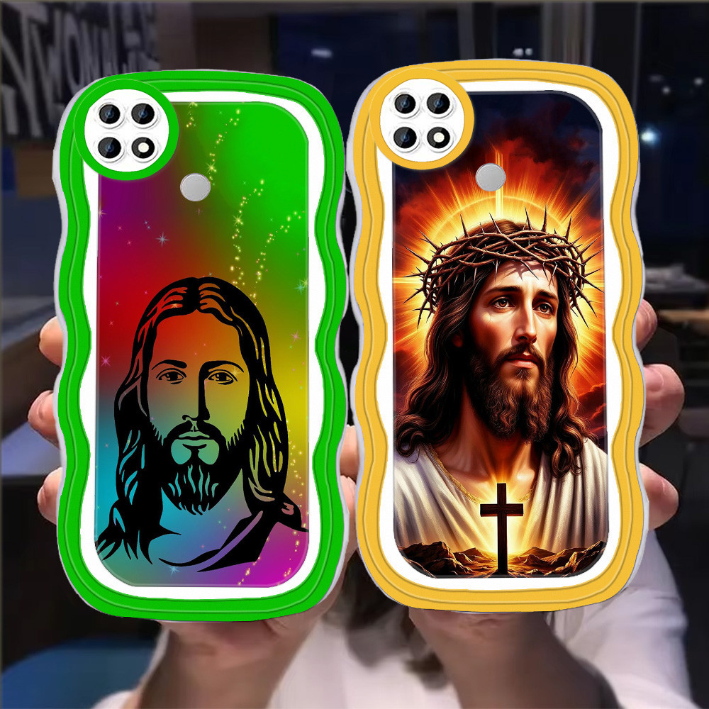 S-4 ปลอกพระเยซูสําหรับRealme C21 C15 Narzo 30A 20 C25S C21Y C25 C12 OPPO A15s A15 C25yโปร่งใสTPU