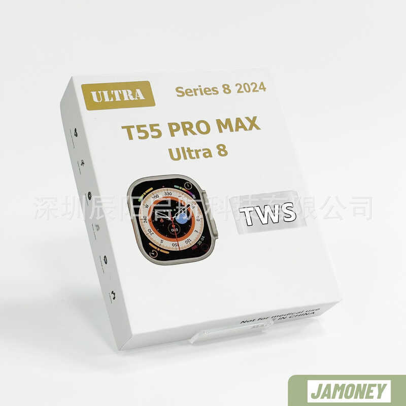 สมาร์ทวacth Huaqiang North T55 Pro Max พร้อมหูฟังUltra ของขายนิ่ม