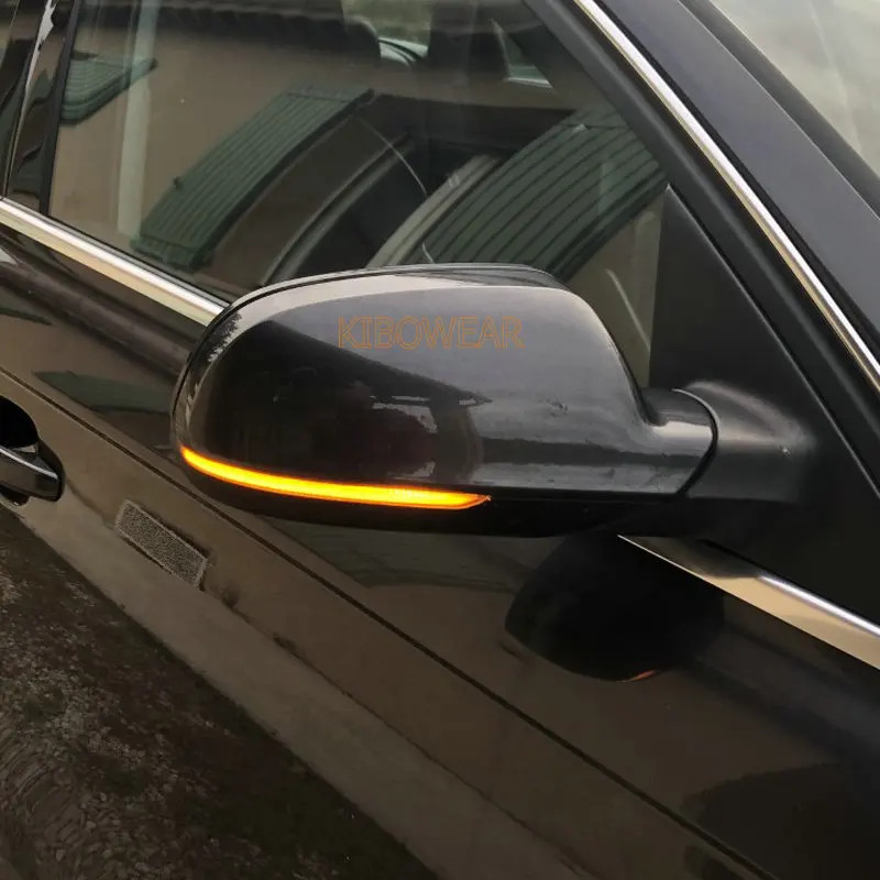 LED Rearview Mirror Indicator Blinker Light Dynamic Turn Signal For Audi A3 S3 8P 2010 A4 S4 B8.5 A
